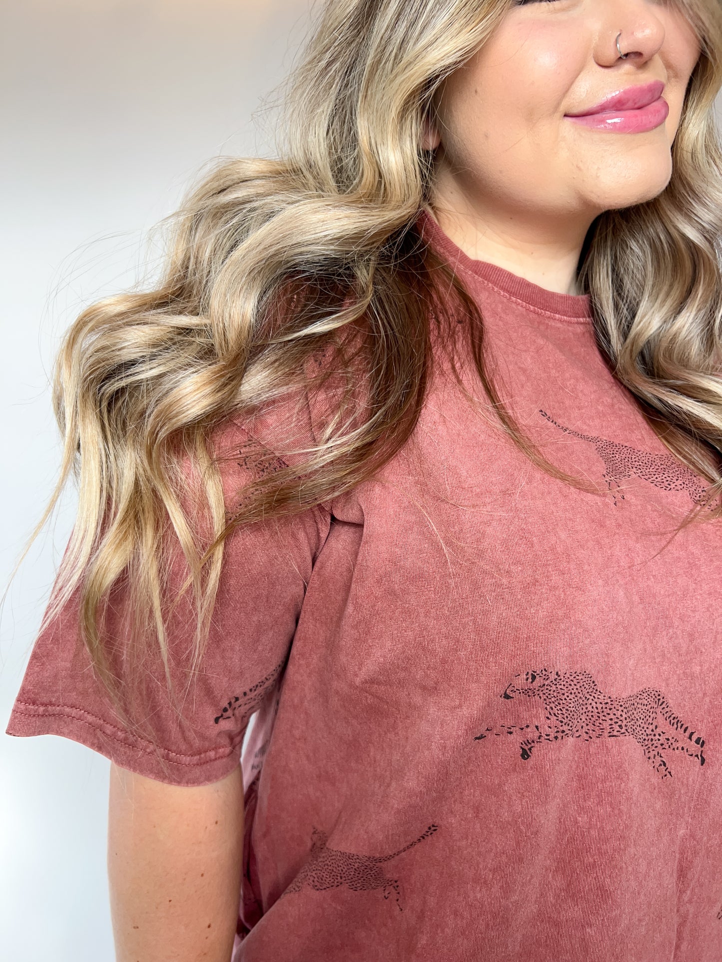 Cheetah T-Shirt Dress