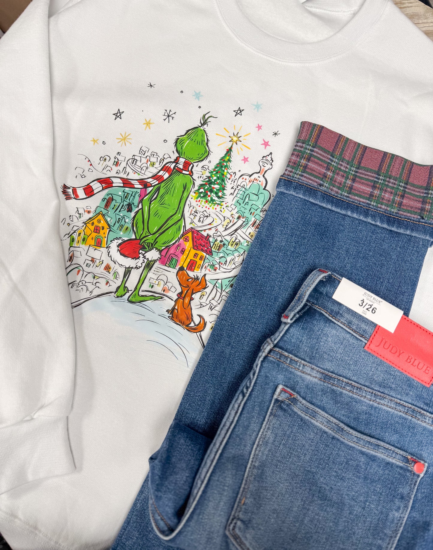 Grinch + Max Sweatshirt