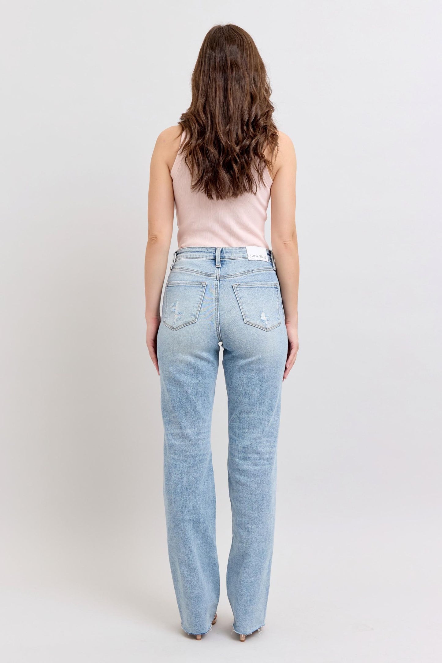 Judy Blue Mid Rise Light Dad Jean