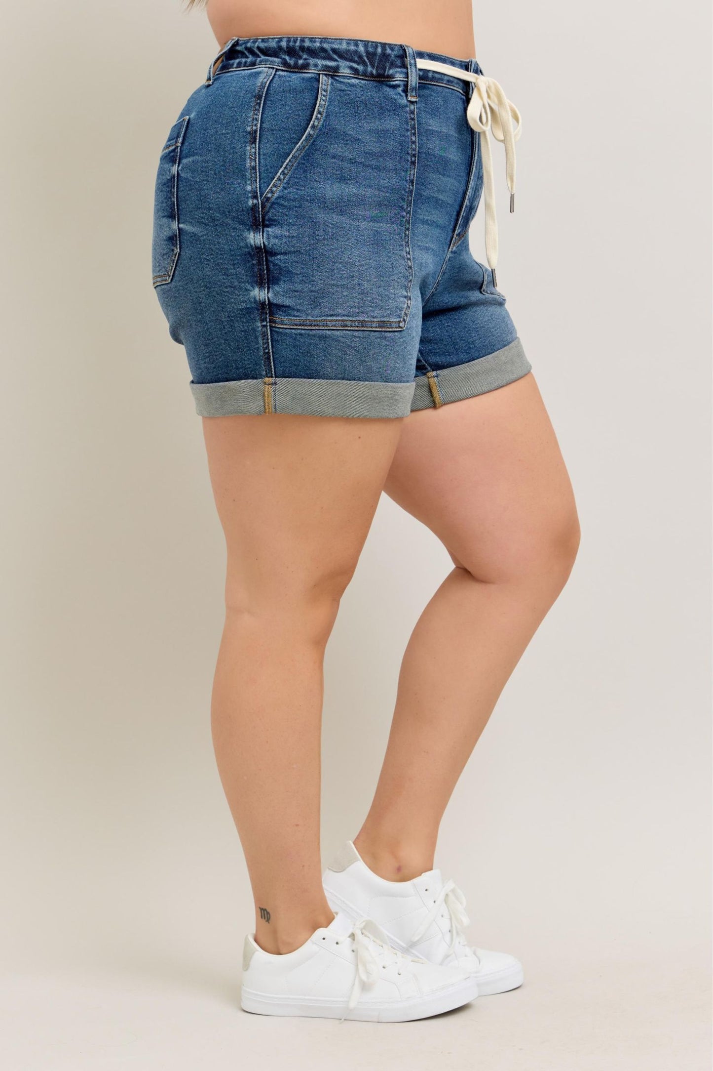 Judy Blue High Waist Cuff Jogger Shorts