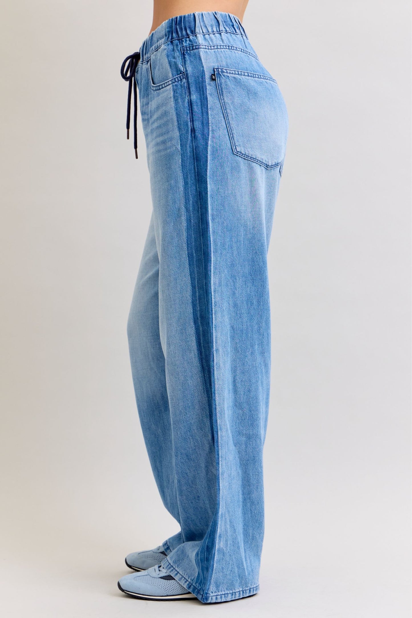 Judy Blue Wilhemina Elastic Waistband High Waist Pants