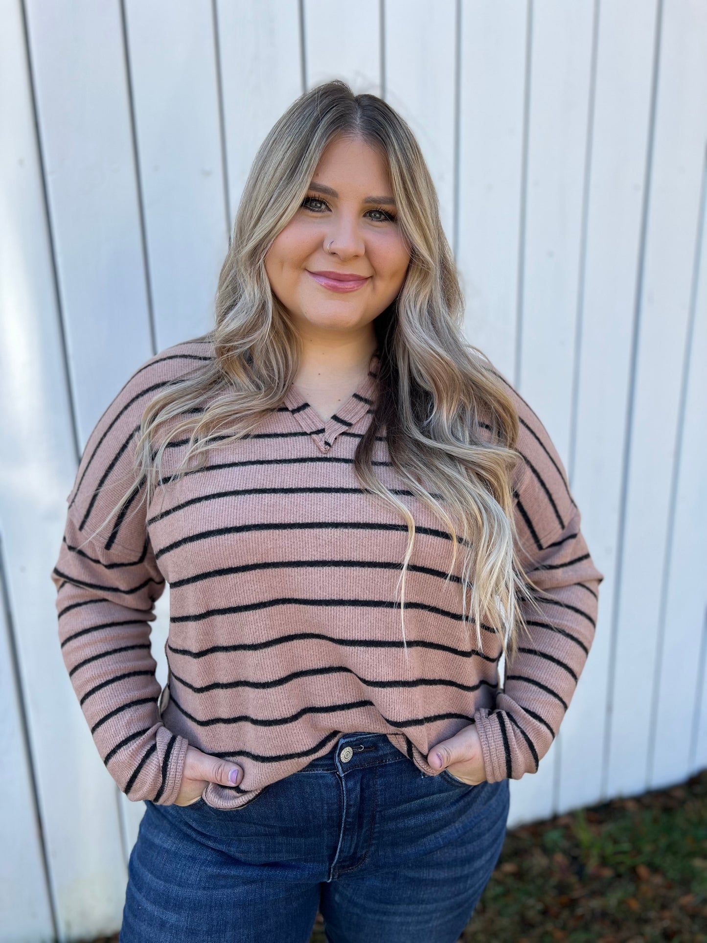 Striped Patchwork Tee