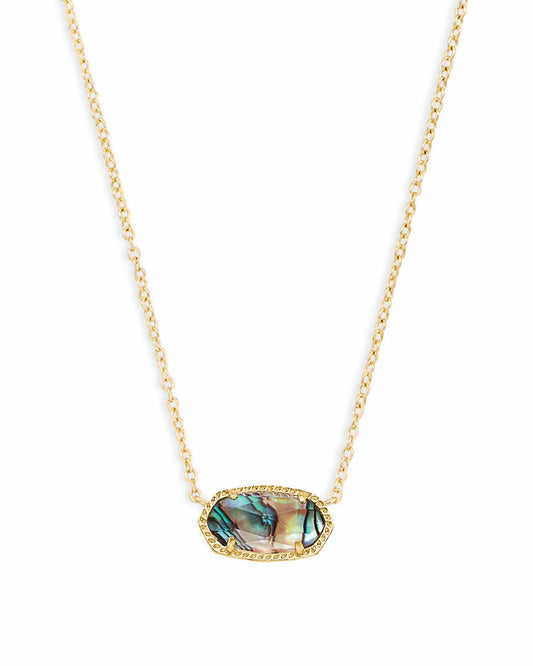 Kendra Scott Elisa Necklace Gold Abalone Shell