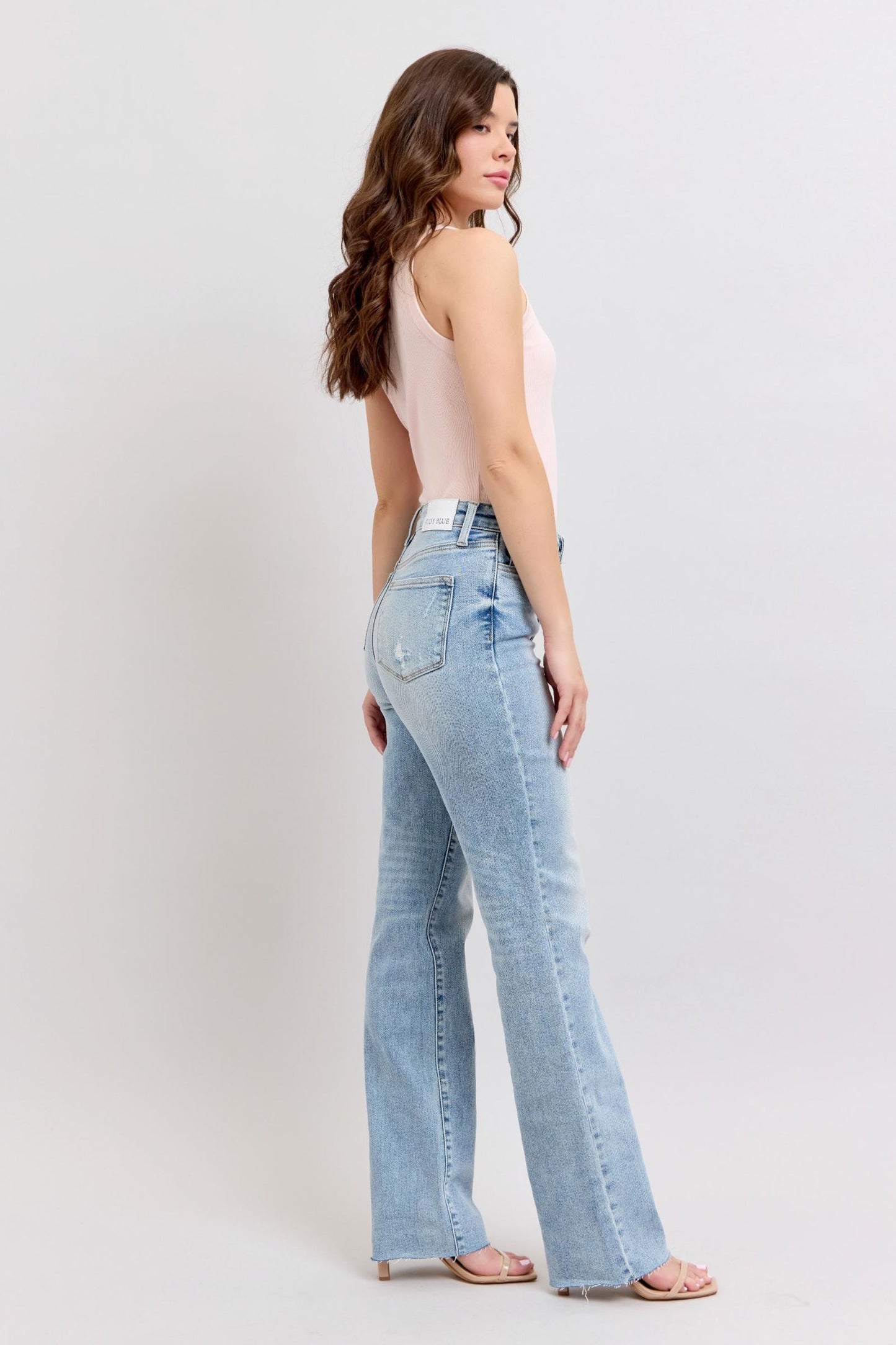 Judy Blue Mid Rise Light Dad Jean