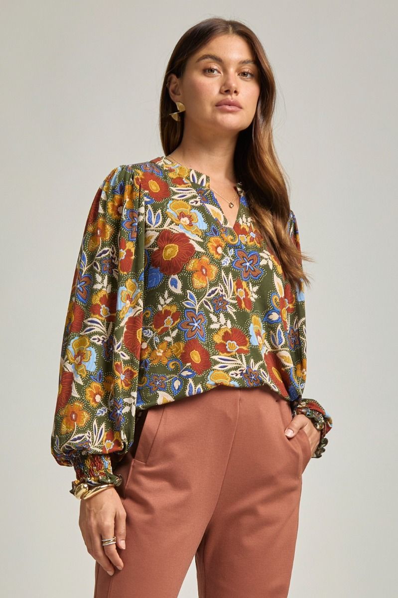 Liz Smocked Top