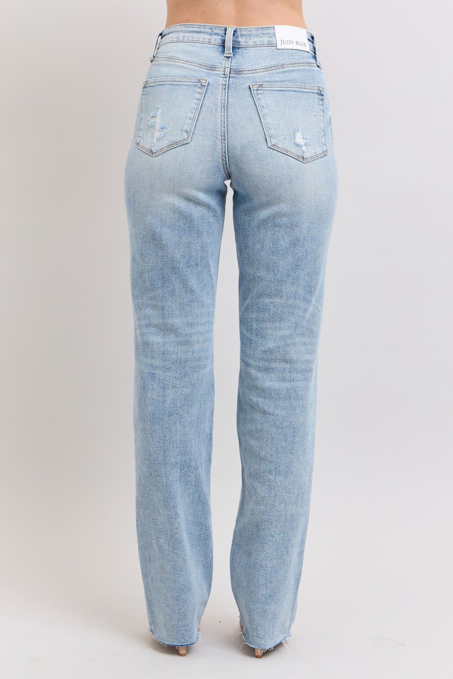 Judy Blue Mid Rise Light Dad Jean