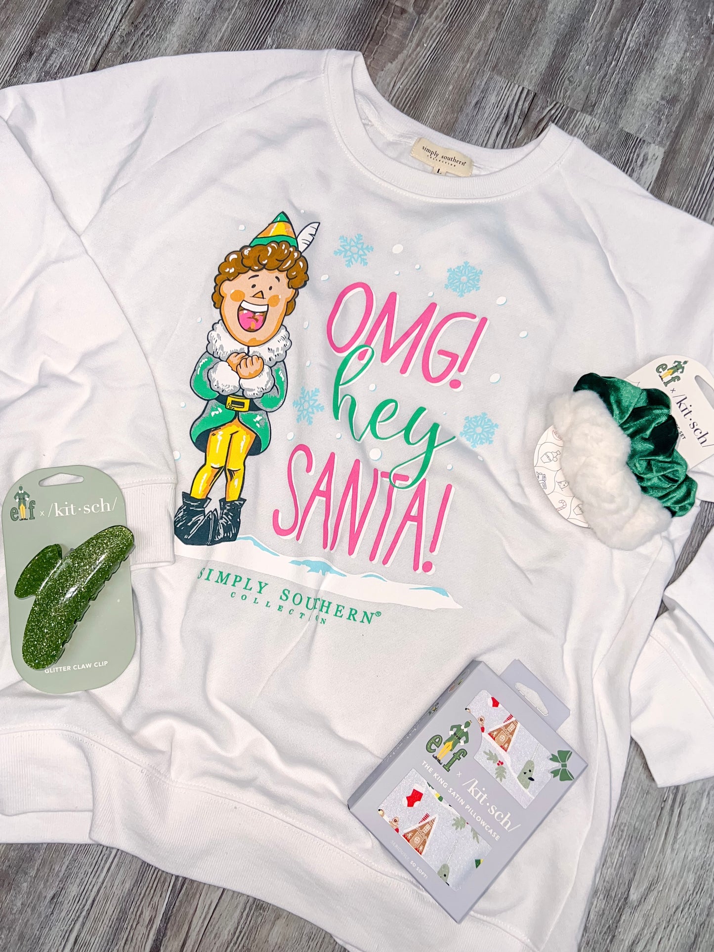 Simply Southern OMG Santa Crewneck