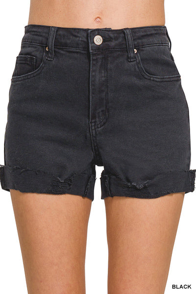 Zenana Cuffed Shorts