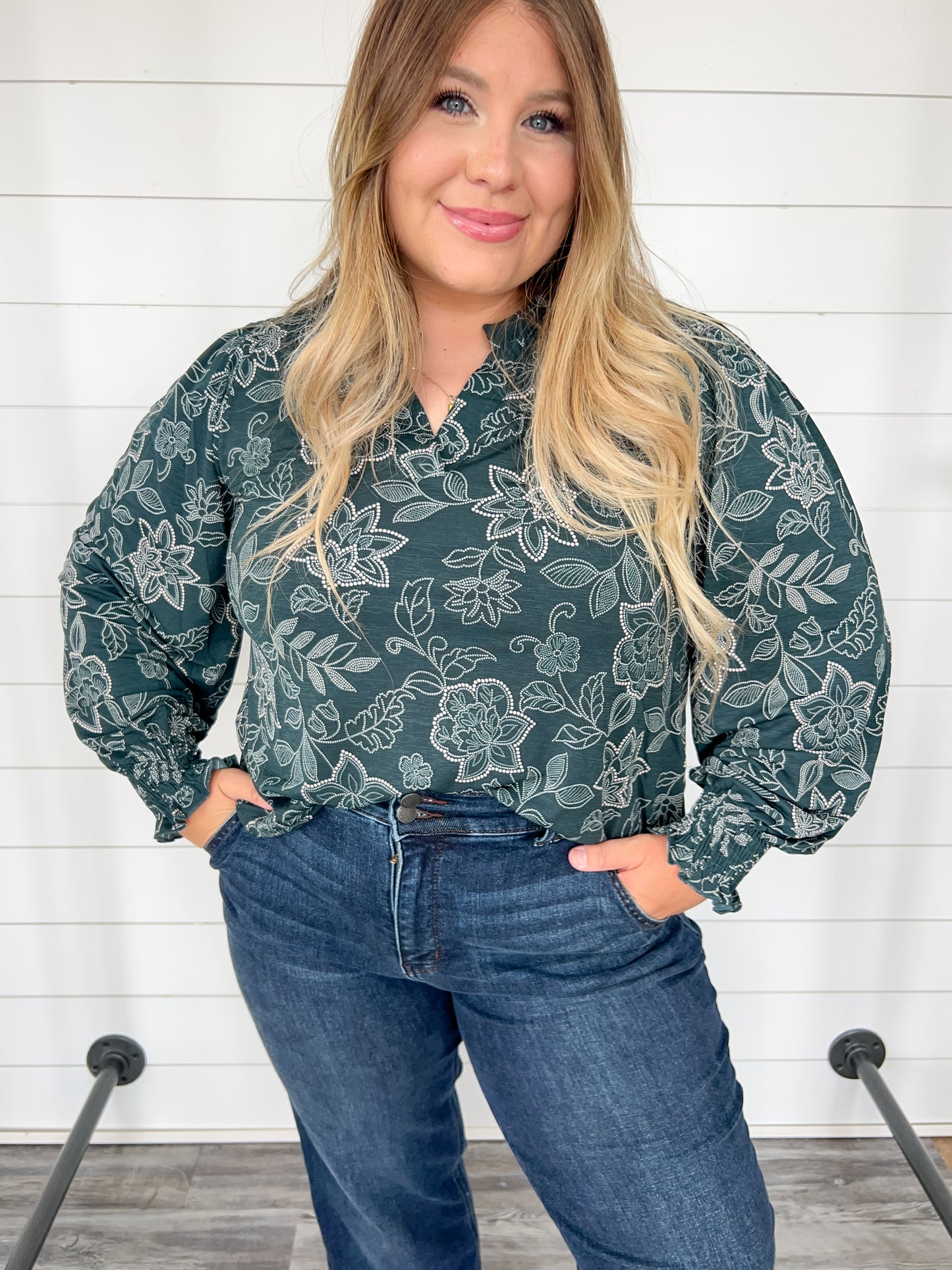 Liz Smocked Top