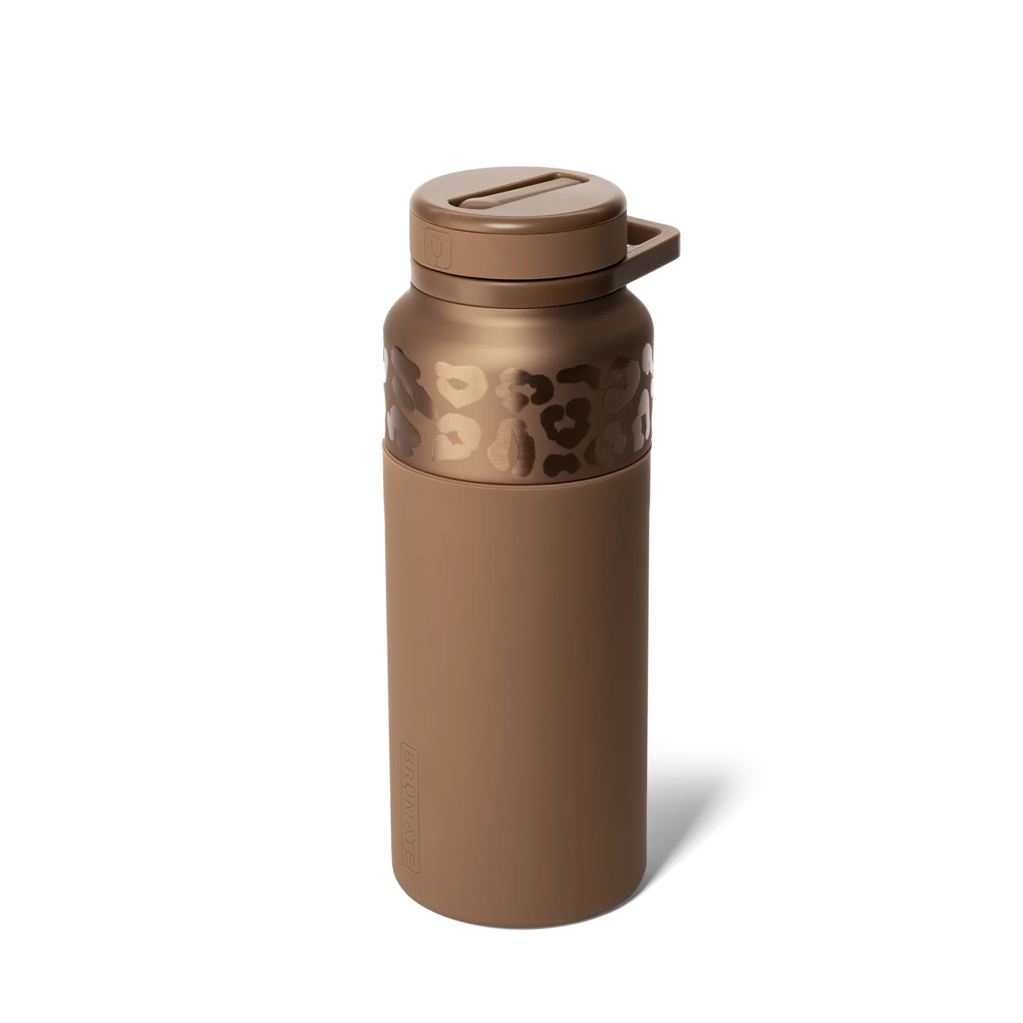 Brumate Rotera Water Bottle-Gold Leopard: 35oz