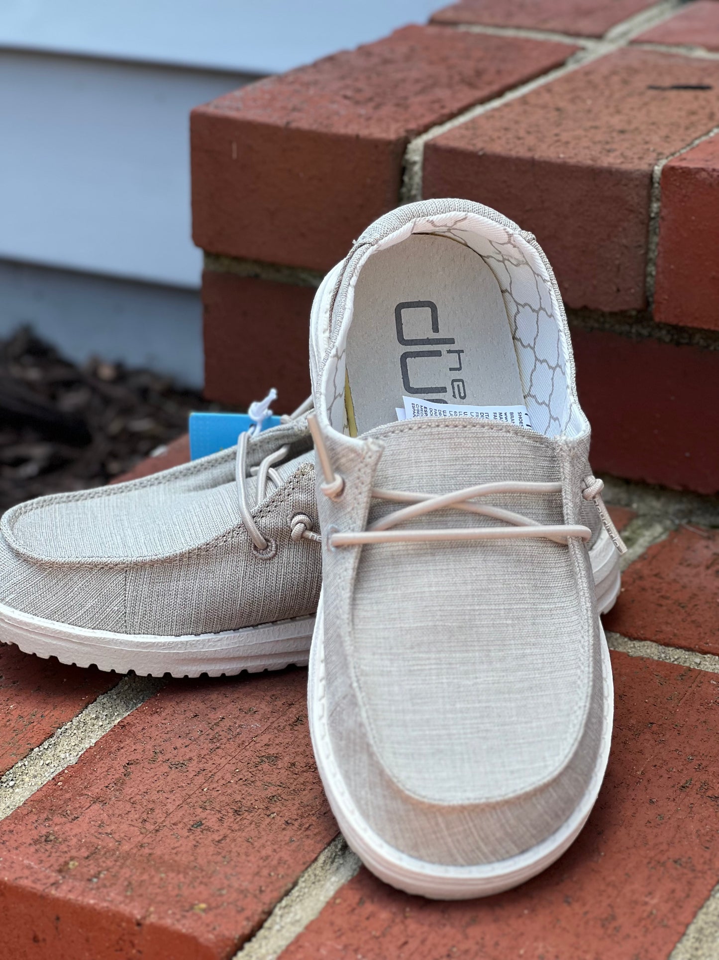 Hey Dude Wendy Youth Linen Beige