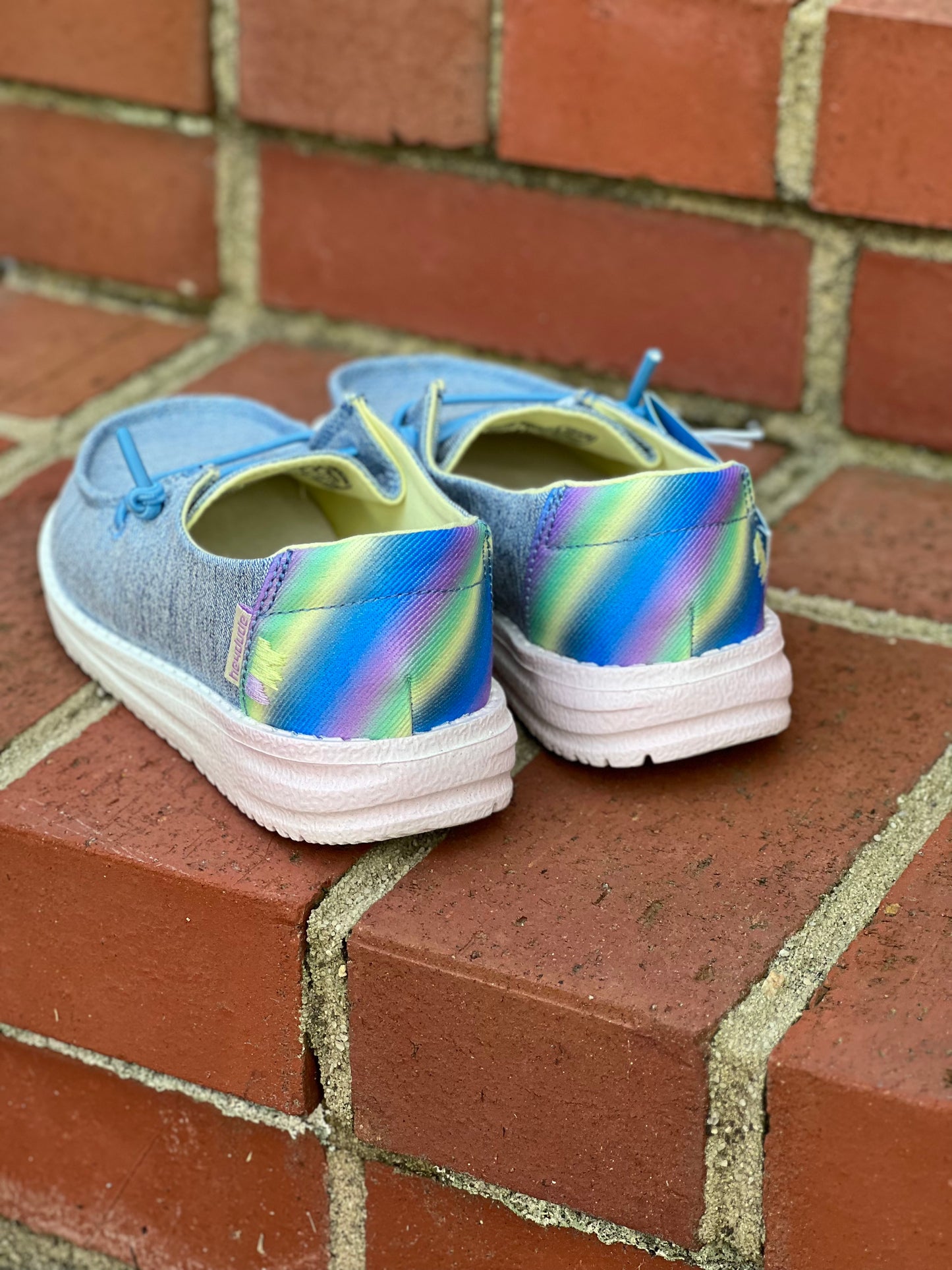 Hey Dude Wendy Youth Sparkle Denim
