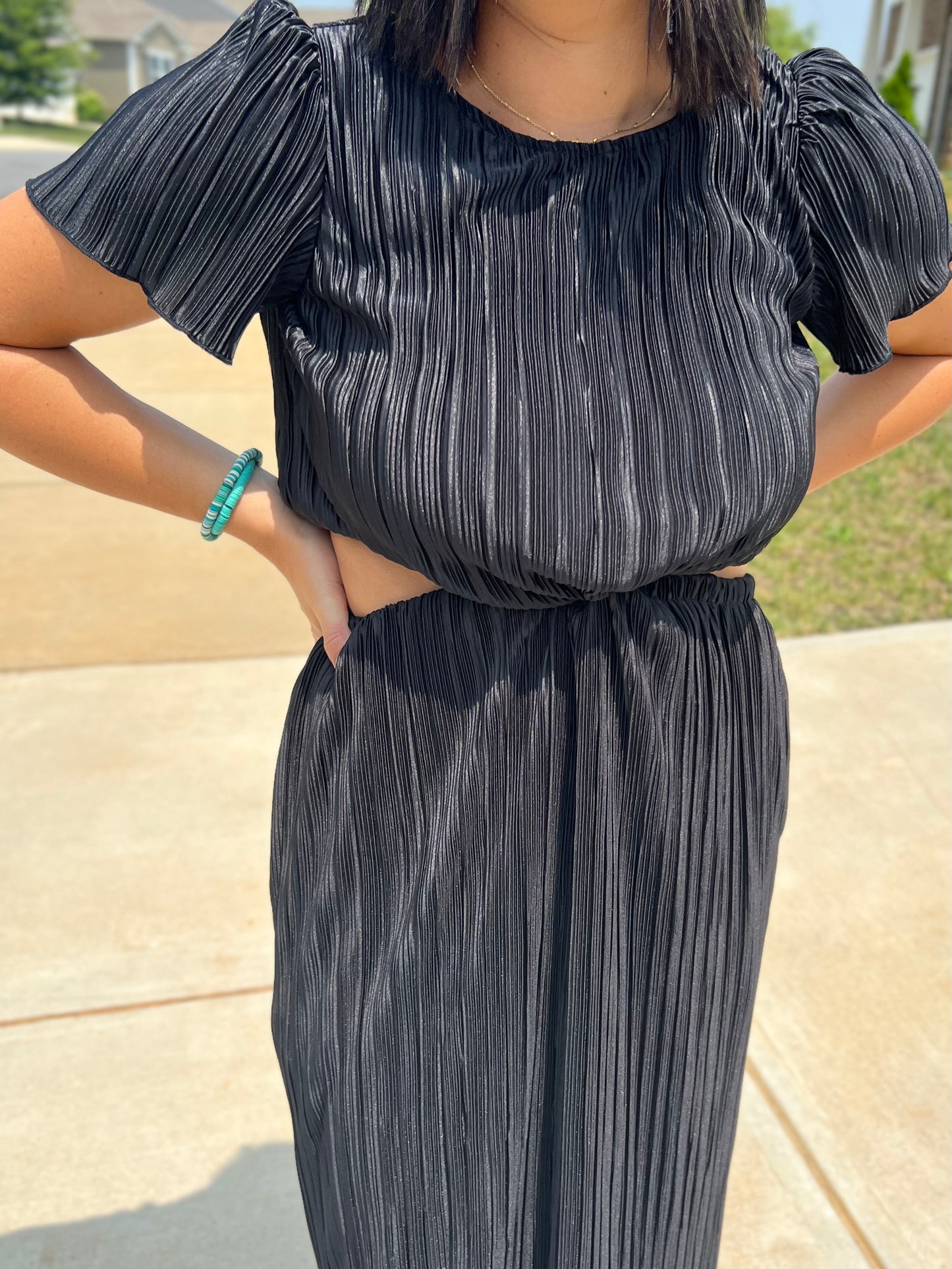 Cut Out Midi Dress