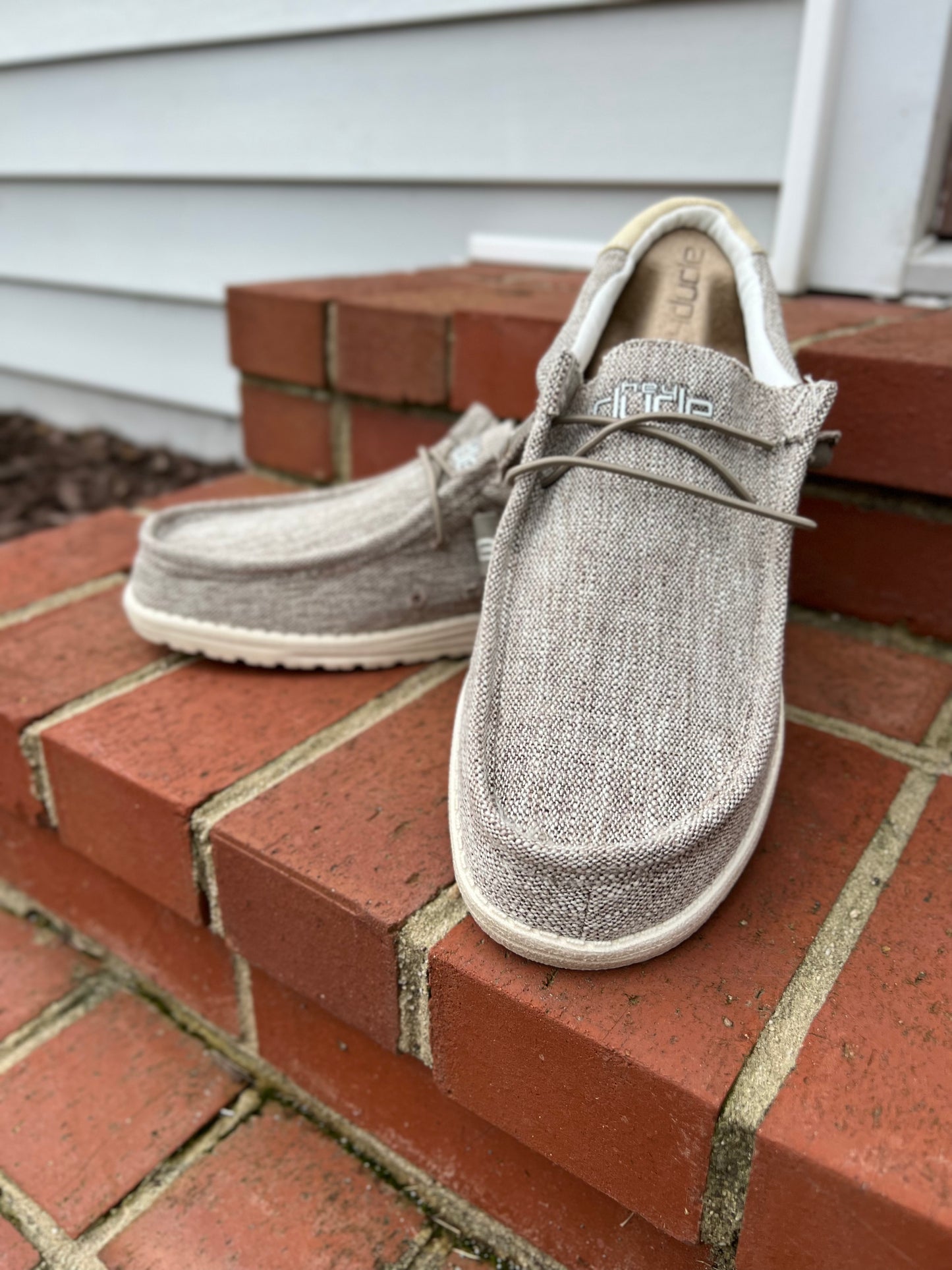 Hey Dude Men's Wally Woven Beige