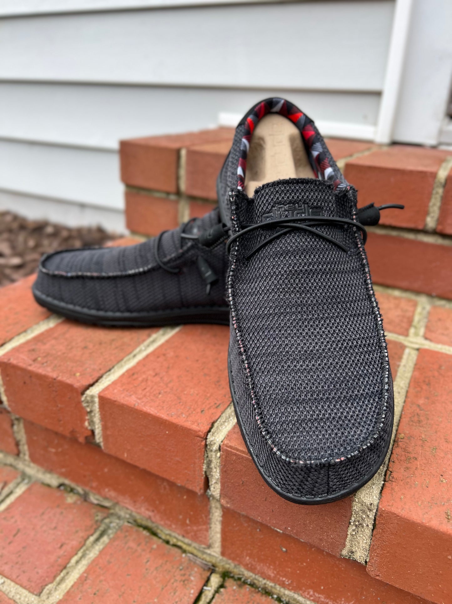 Hey Dude Men's Wally Sox Jet Black