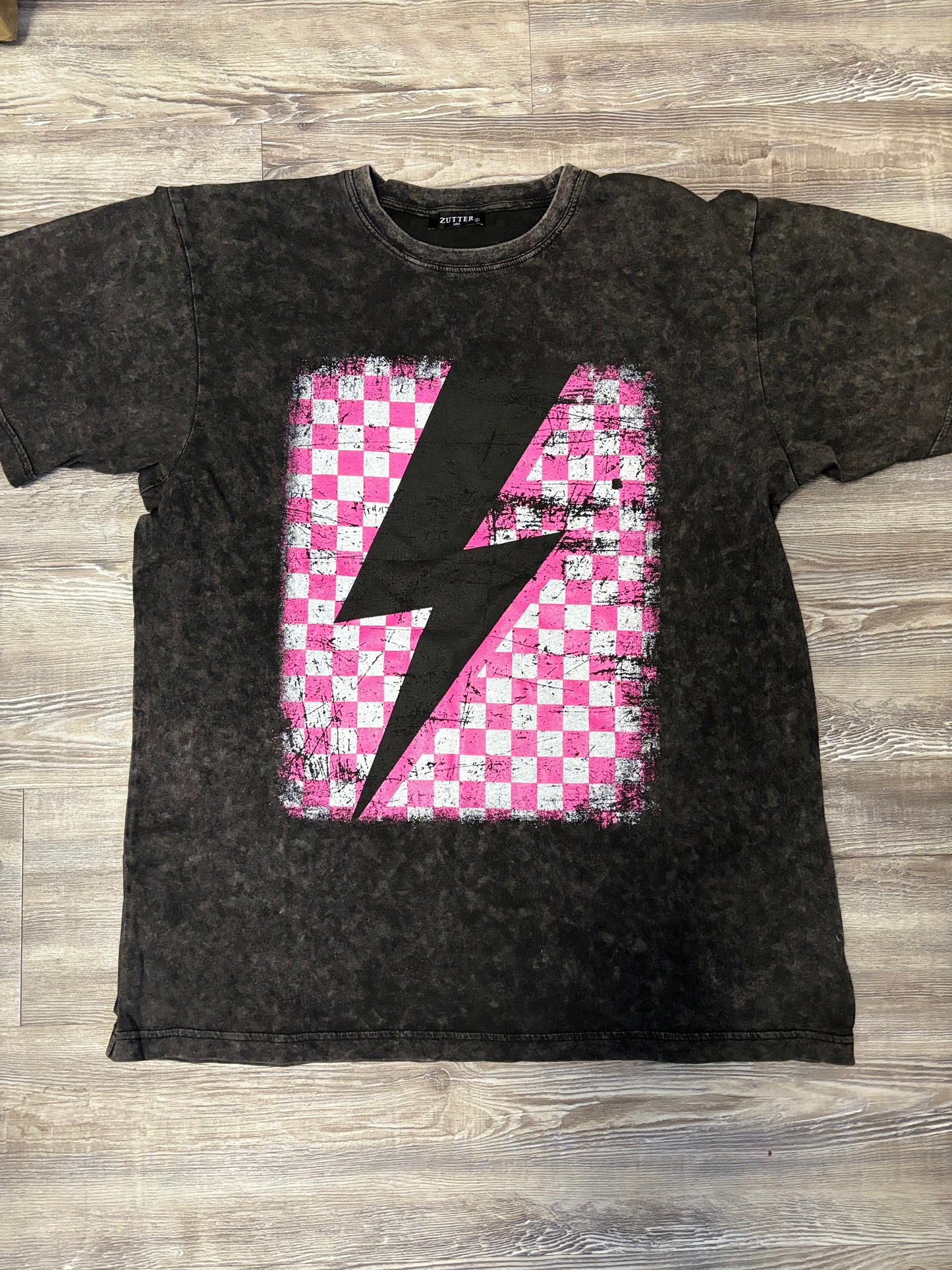 Zutter Checkered Bolt Tee