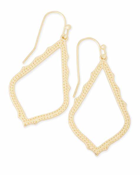 Sophia Earrings Gold Metal