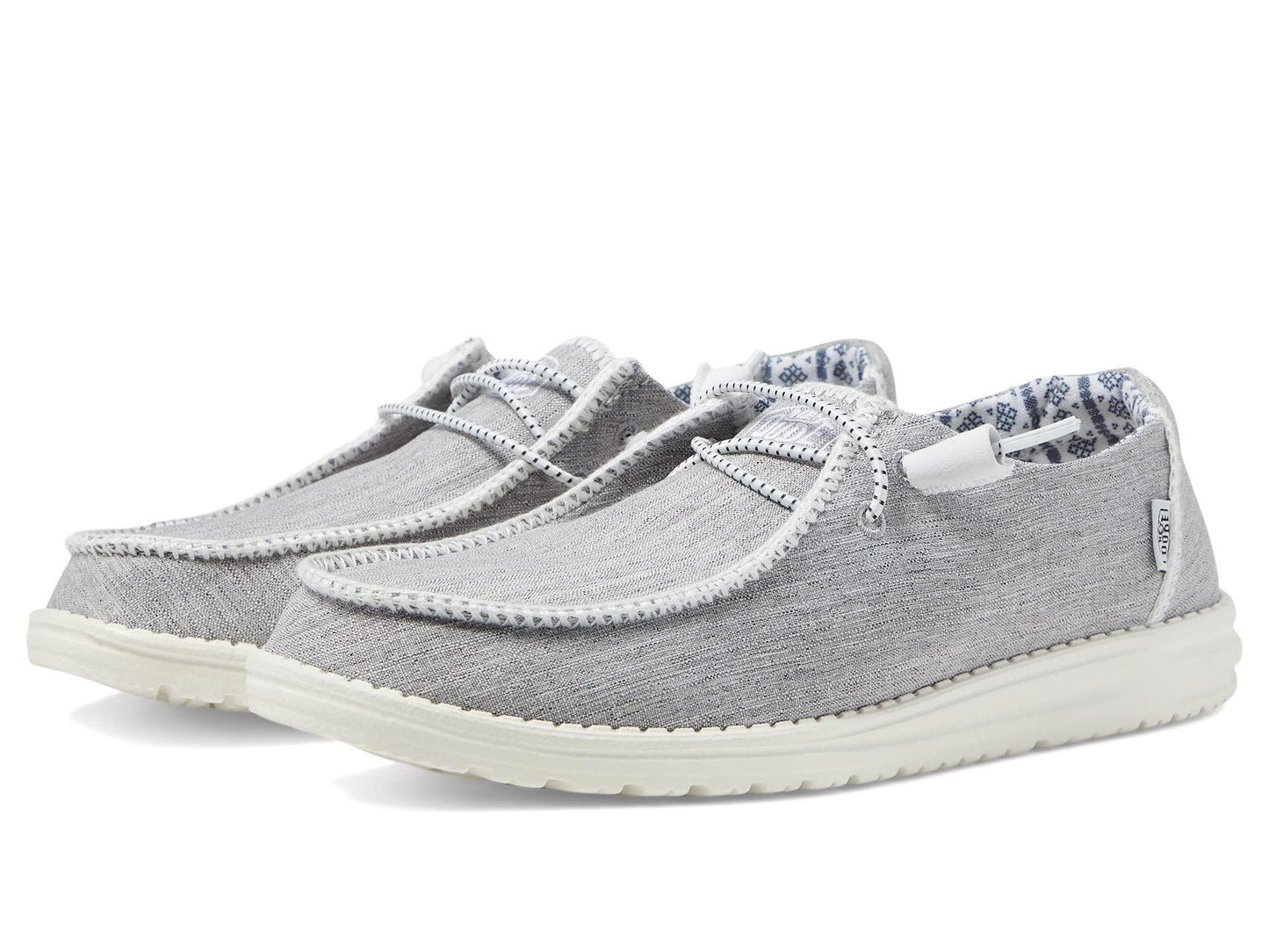 Wendy Boho Stitch White Melange