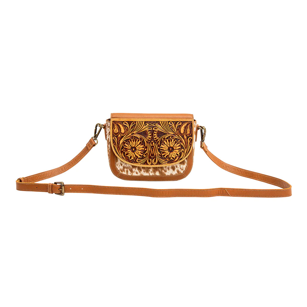 Myra Chaithra Hand-Tooled Bags