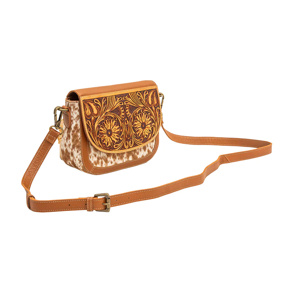 Myra Chaithra Hand-Tooled Bags