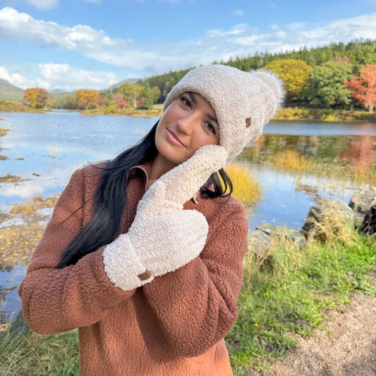 C.C. Beanie Hat & Mitten Set