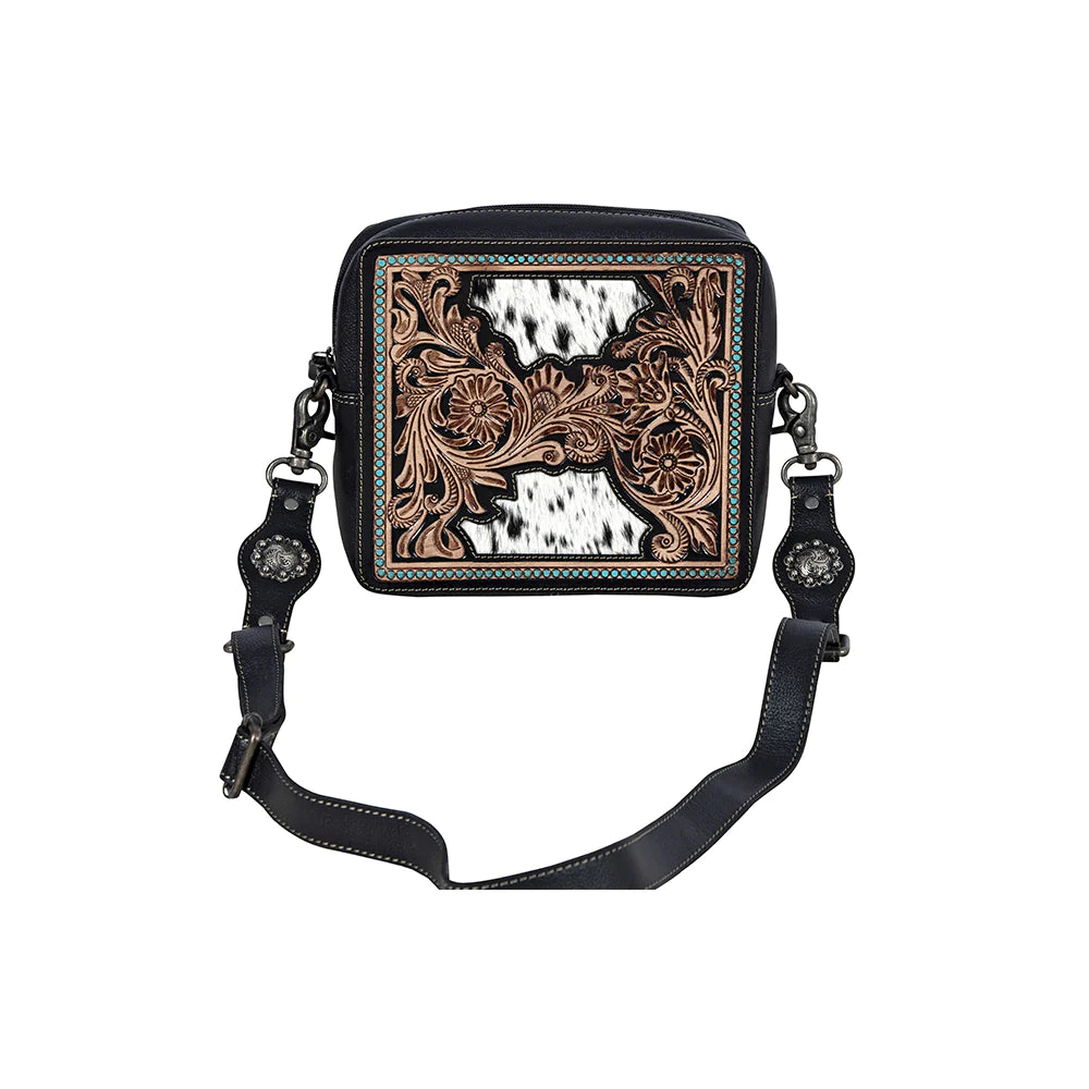 Myra Dakota Basin Hand-Tooled Bag