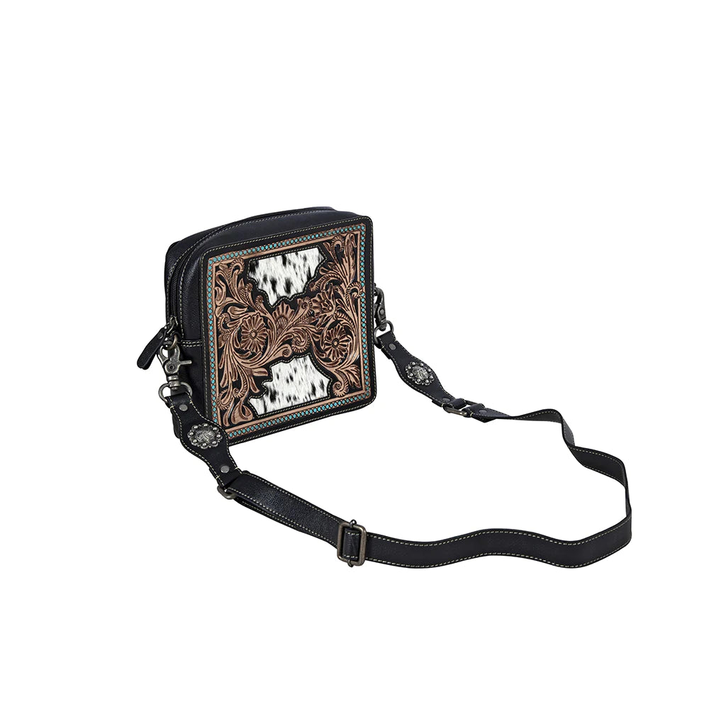 Myra Dakota Basin Hand-Tooled Bag