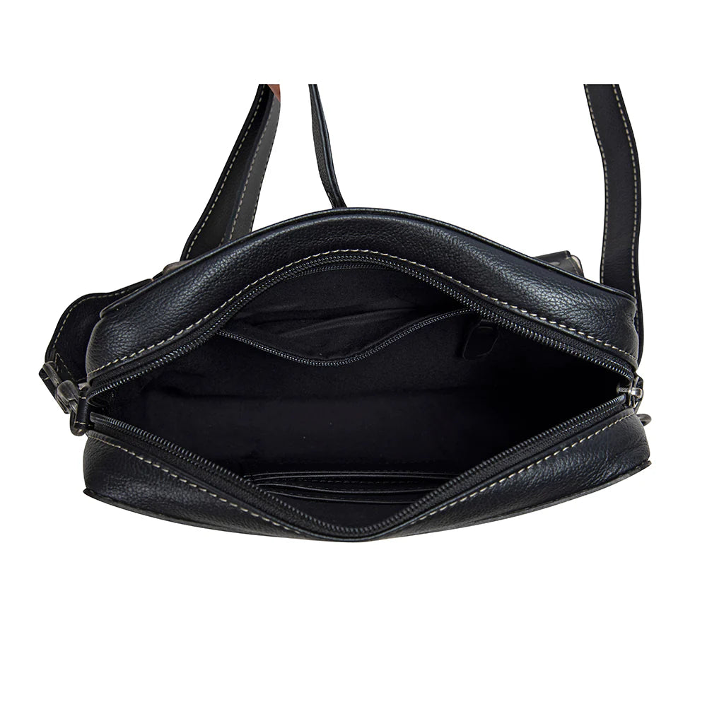 Myra Dakota Basin Hand-Tooled Bag