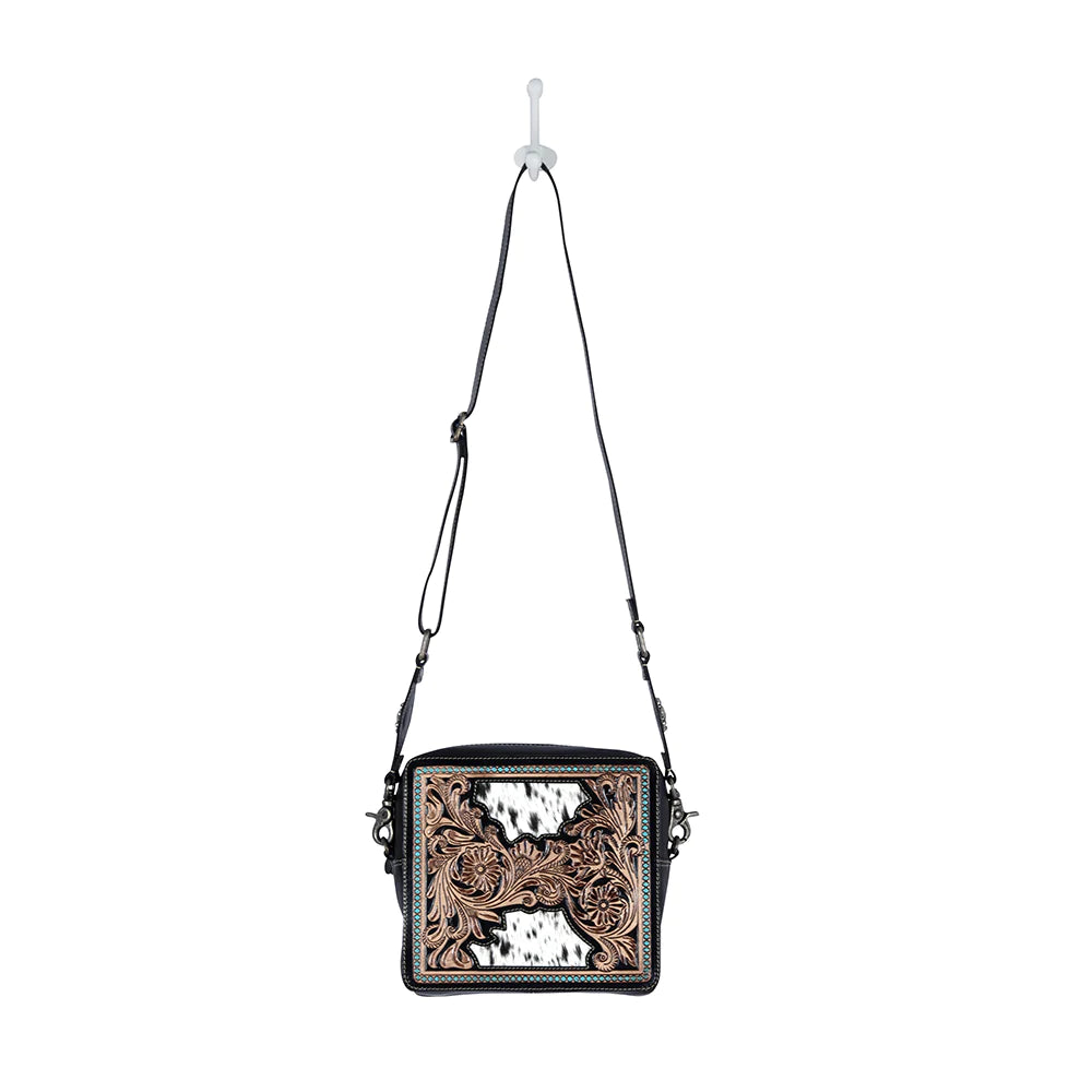 Myra Dakota Basin Hand-Tooled Bag