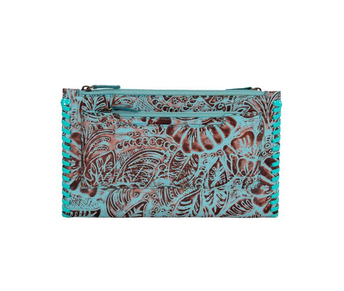 Myra Delilah Creek Hand-tooled Stitched Wallet