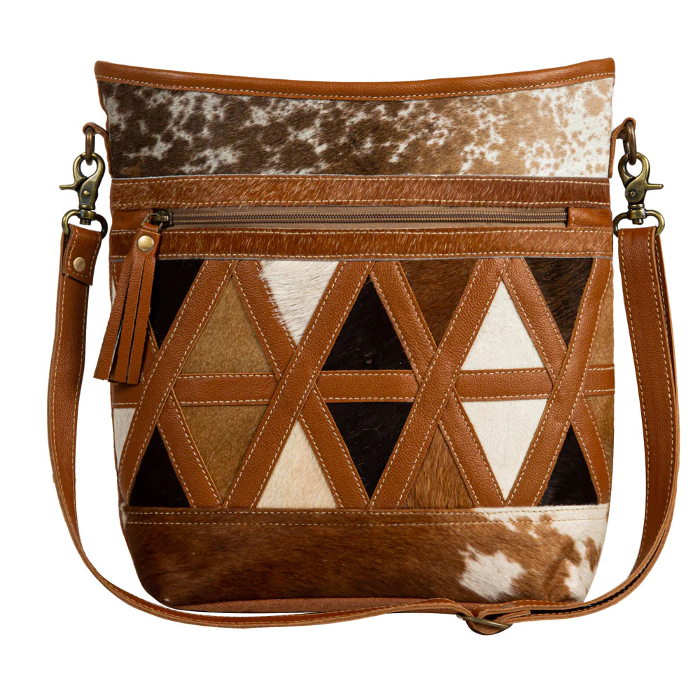 Myra Dakota Plains Canvas Hair-on Bag