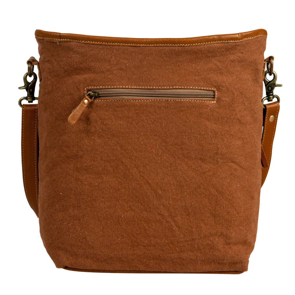 Myra Dakota Plains Canvas Hair-on Bag