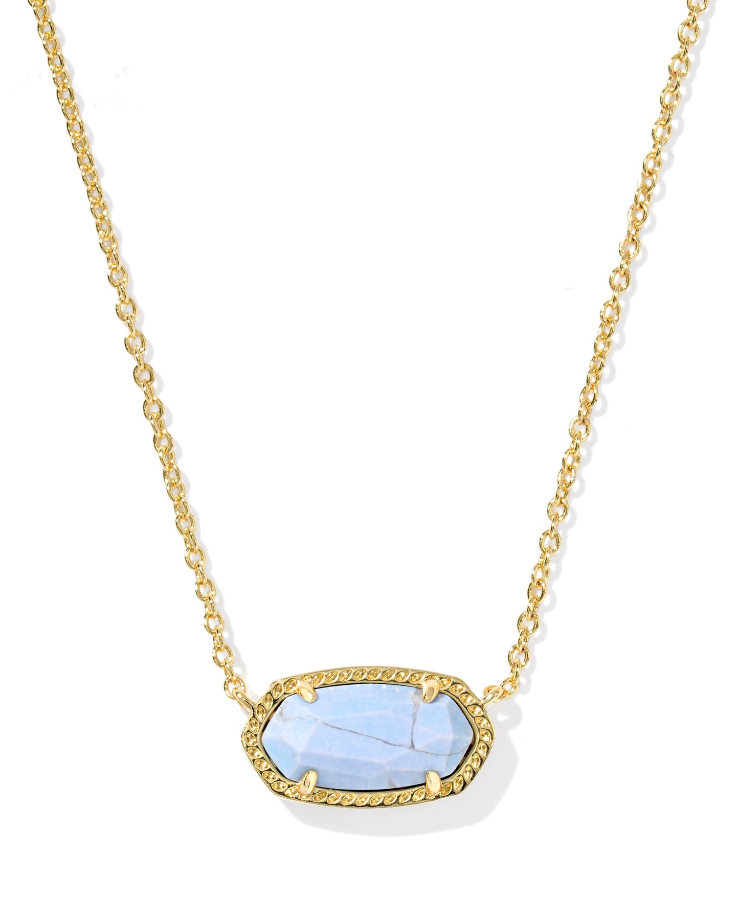 Kendra Scott Elisa Necklace Gold Variegated Blue