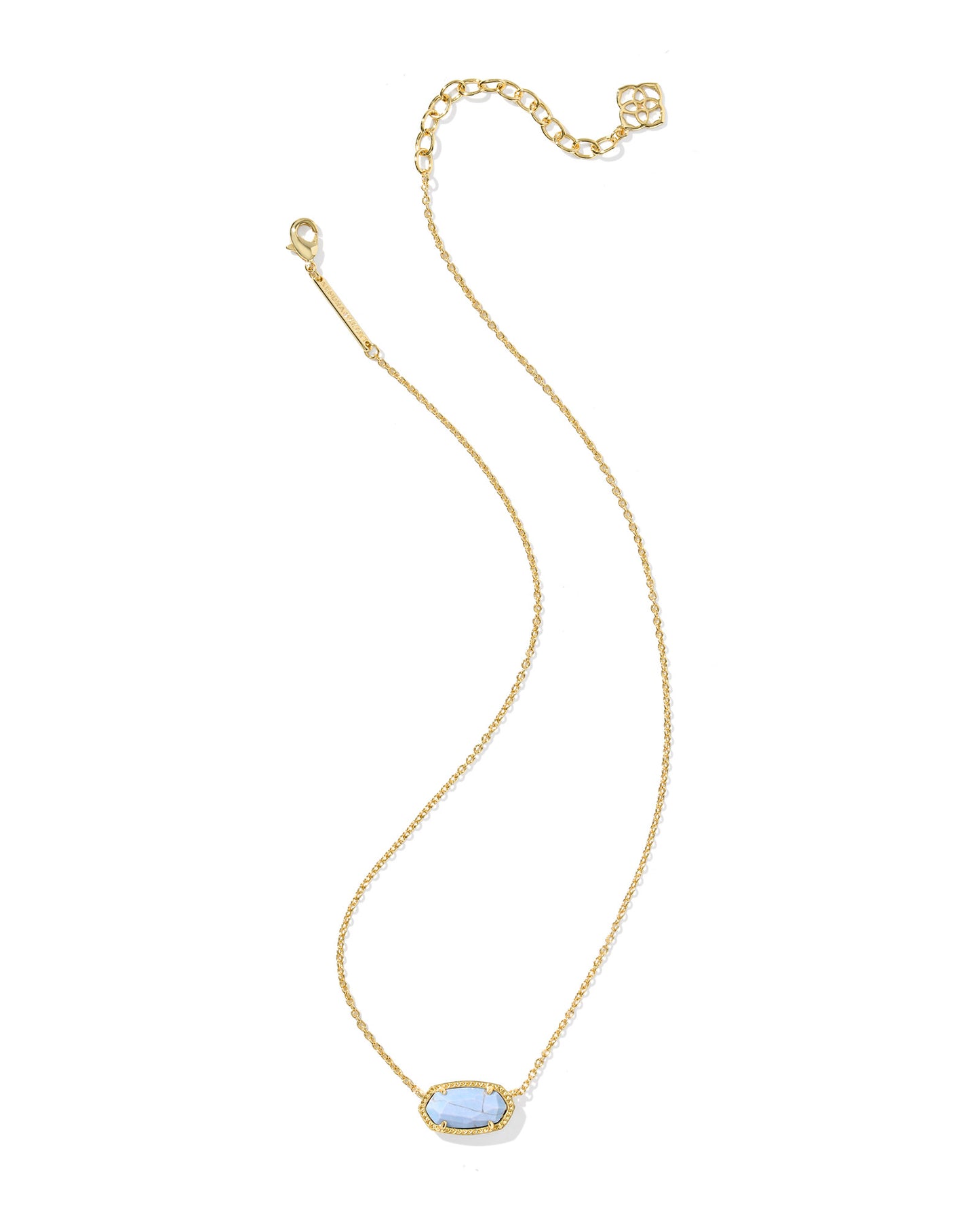 Kendra Scott Elisa Necklace Gold Variegated Blue