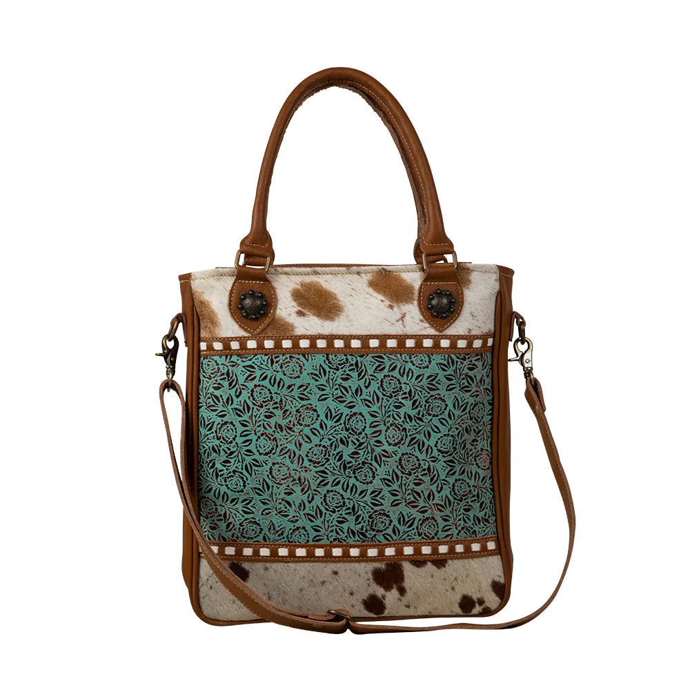 Myra Paint Pony Leather & Hairon Bag