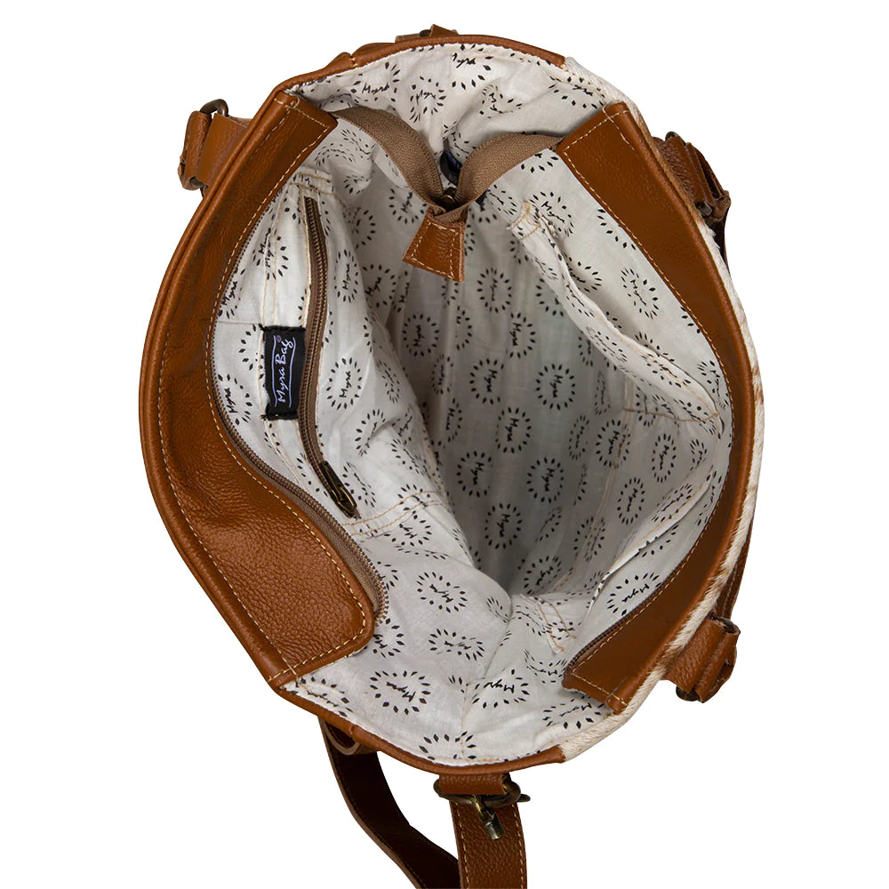 Myra Paint Pony Leather & Hairon Bag