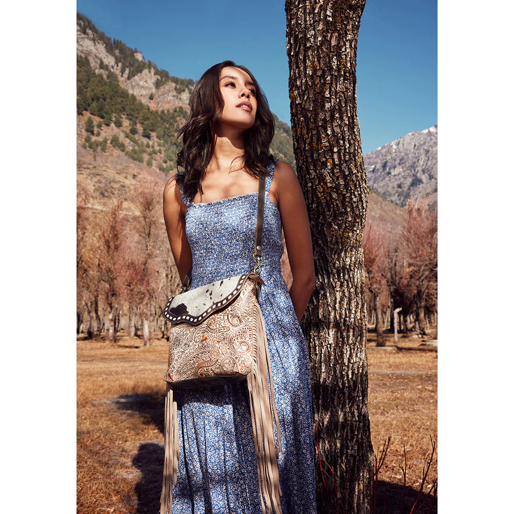 Myra Ralphy Leather & Hairon Bag