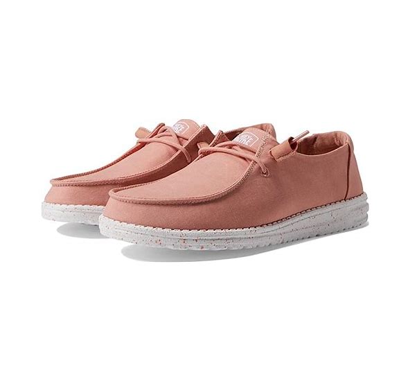 Hey Dude Wendy Slub Canvas Terracotta