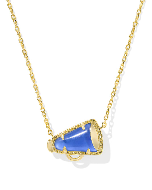Kendra Scott Cheer Gold Cobalt Pendant