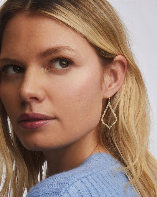 Sophia Earrings Gold Metal