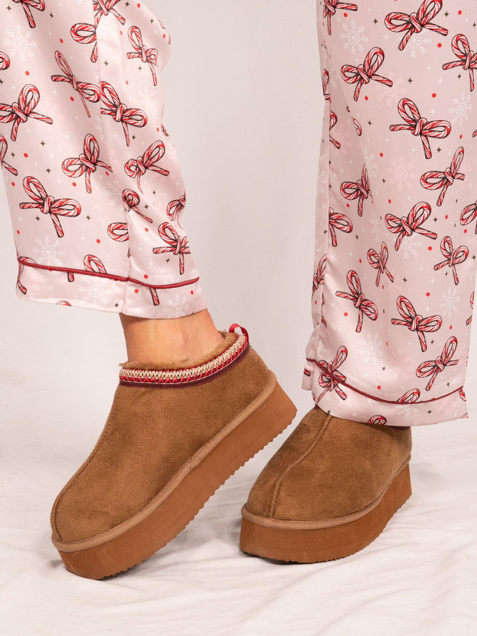 Brown Platform Slip On