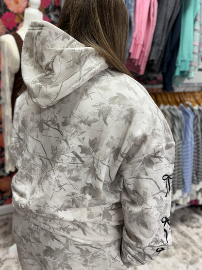 Camo Bow Hoodie