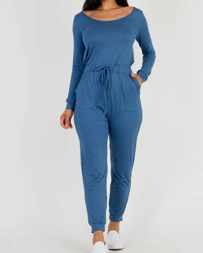 Long Sleeve Jumpsuit- Final Sale