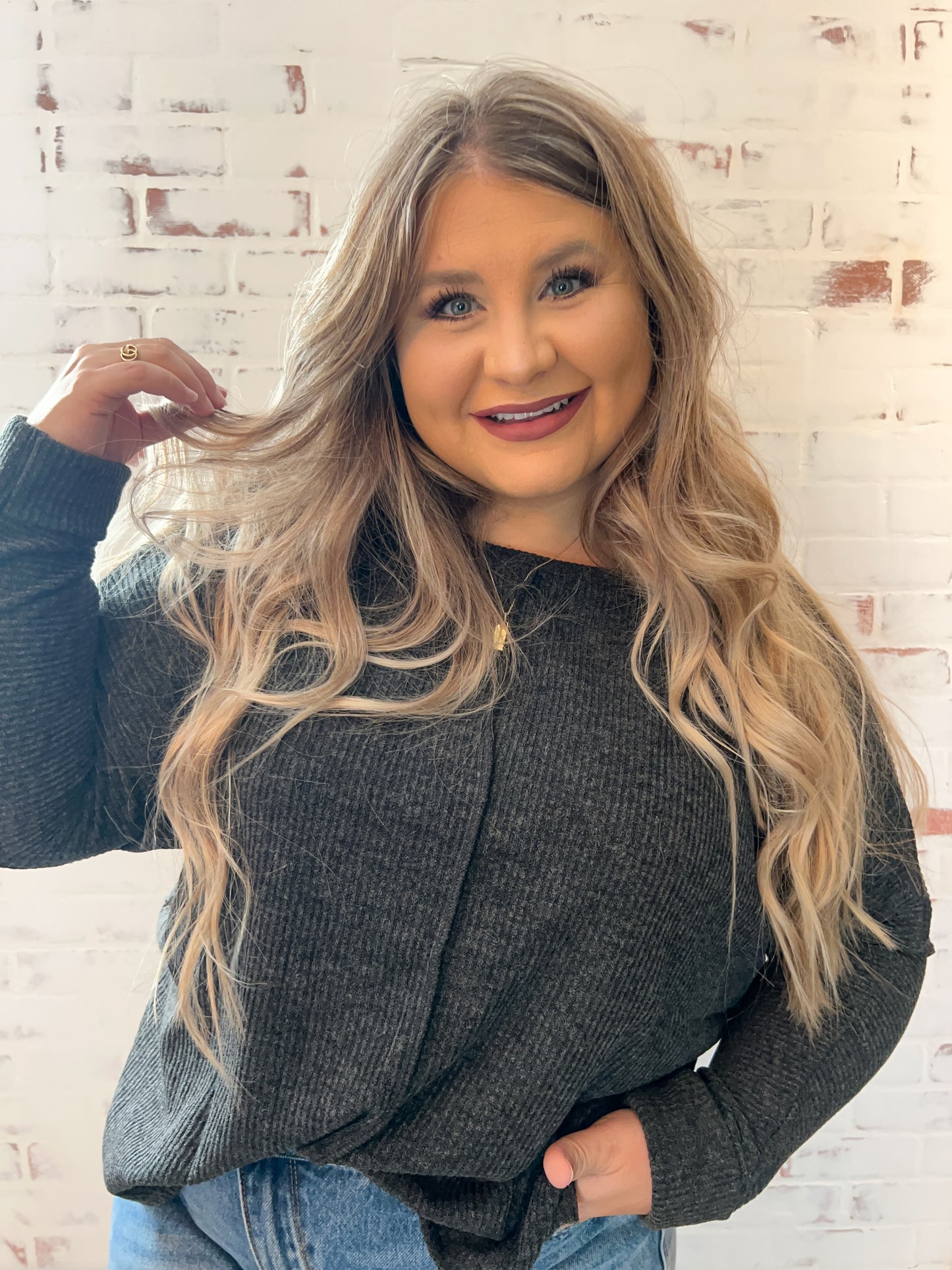 Dolman Ribbed Sweater