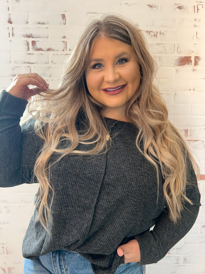 Dolman Ribbed Sweater