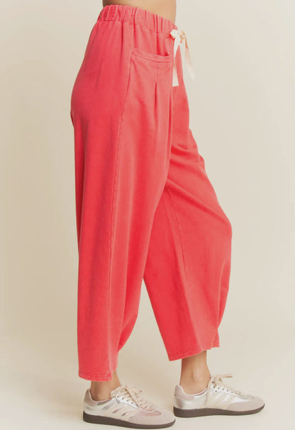 Garment Washed Two Piece Set