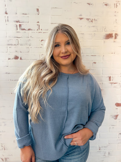 Dolman Ribbed Sweater