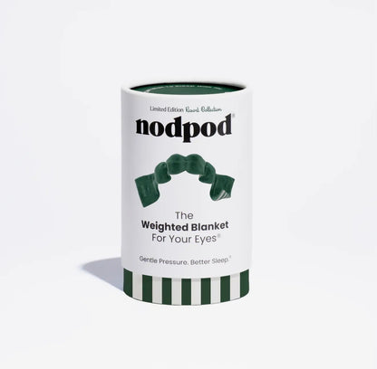 Nodpod Green Cabana Weighted Sleep Mask