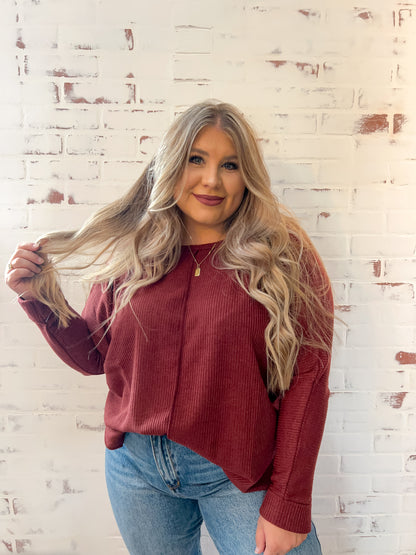 Dolman Ribbed Sweater