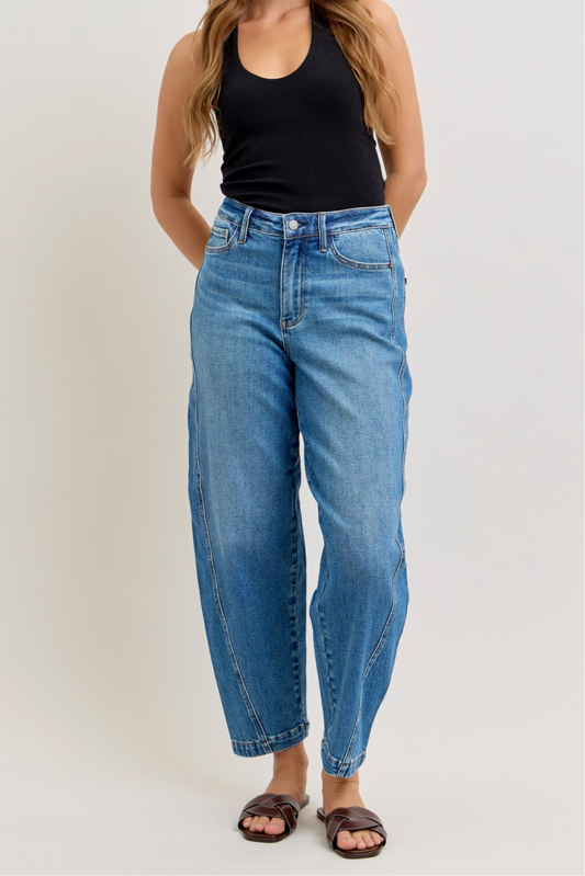 Judy Blue High Waist Barrel Rigid Magic
